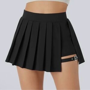 Halara High Waisted Pleated Skirt with Built-in Shorts